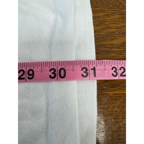 Vintage Malibu Pro Tees Shirt Dress Womens Medium White Graphic Cover Up 80s - Picture 5 of 5